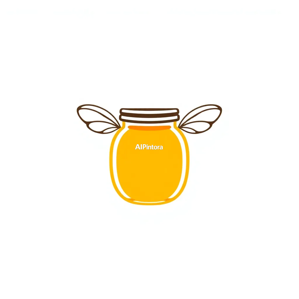 professional modern vector logo design for minimal honey jar logo with hidden bee wings,
    clean brand mark, memorable icon system, negative space concept,
    perfect symmetry, balanced spacing, luxury visual identity,
    dribbble featured logo quality, behance featured branding style,
    flat vector artwork, crisp edges, commercial ready logo,
    centered composition on clean white background,
    no mockup, no 3D render, no realistic photo, no background scene,
    no shadows, no texture, no extra objects, logo only, masterpiece, best quality, ultra detailed, sharp focus, cinematic lighting, volumetric lighting, depth of field, global illumination, professional color grading, hyper detailed textures, clean composition, premium visual quality, award winning artwork, 8k