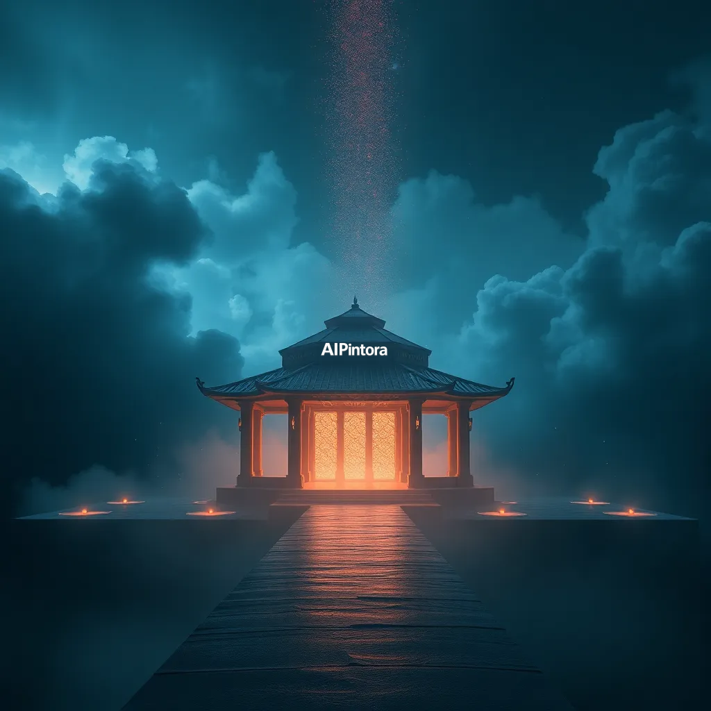 cinematic ultra detailed wallpaper of an impossible serenity pavilion concept #166, ultra detailed cinematic composition, unique visual storytelling, premium concept art, dramatic lighting, masterpiece quality,
    immersive environment, epic wide composition, strong depth, atmospheric perspective,
    dramatic cinematic lighting, volumetric fog, particles, realistic shadows,
    vibrant professional color grading, beautiful background scene,
    desktop and mobile wallpaper quality, wallpaper engine style,
    no text, no watermark, no logo, masterpiece, best quality, ultra detailed, sharp focus, cinematic lighting, volumetric lighting, depth of field, global illumination, professional color grading, hyper detailed textures, clean composition, premium visual quality, award winning artwork, 8k